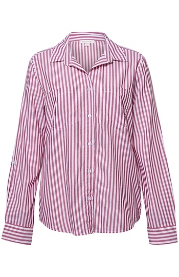Beach Lunch Lounge Striped Button Down Slide 1