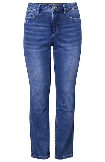 High Rise Straight Leg Denim Slide 1