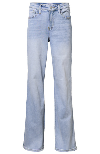 High Rise Slim Wide Leg Jean Slide 1