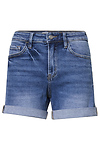 High Rise Cuffed Shorts
