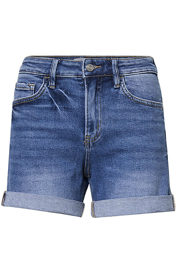 High Rise Cuffed Shorts Slide 1