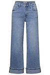 Mid Rise Wide Leg Denim