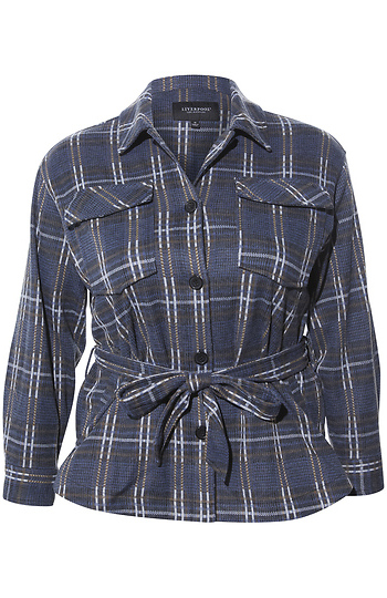 Liverpool Belted Shirt Jacket Slide 1