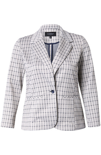 Liverpool Plaid Blazer Slide 1