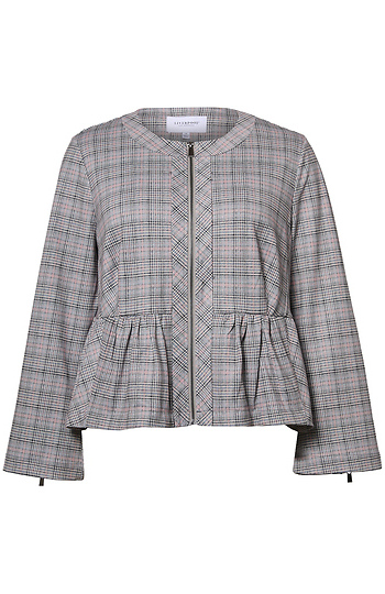 Liverpool Zip Front Peplum Jacket Slide 1