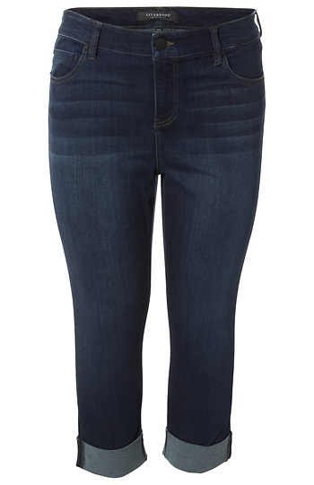 Liverpool Cuffed Ankle Jean Slide 1