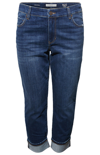 Liverpool Girlfriend Cuffed Slim Straight Jean Slide 1