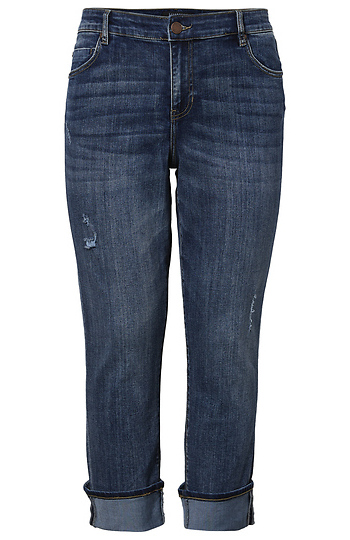 Liverpool Distressed Denim Slide 1
