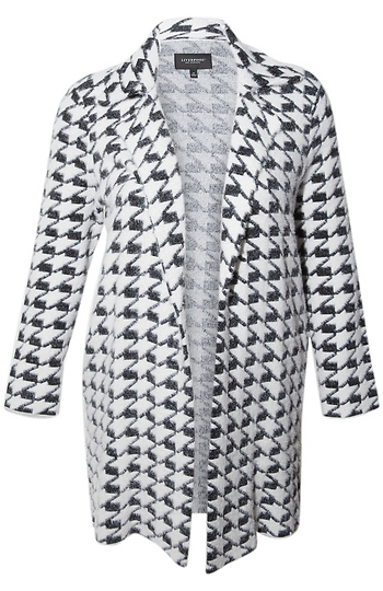 Liverpool Houndstooth Coatigan Slide 1