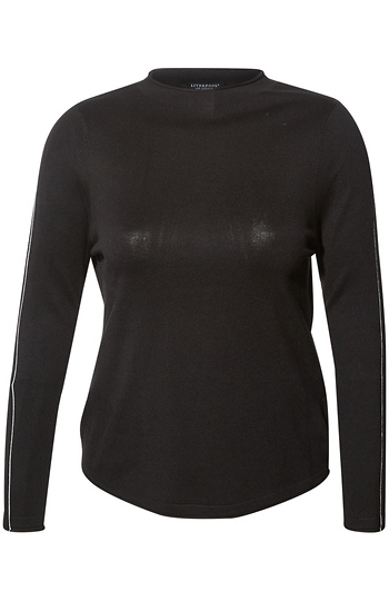 Liverpool Mock Neck Long Sleeve Slide 1