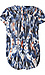 Liverpool Flutter Sleeve V-Neck Blouse Thumb 2