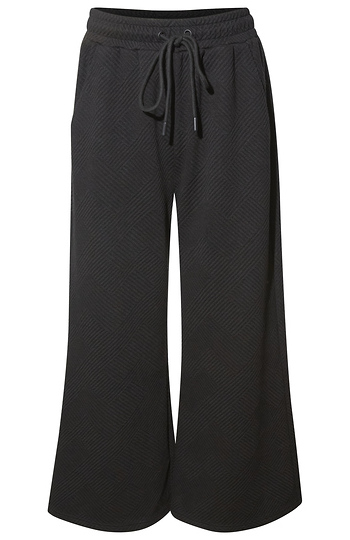 Textured Wide Leg Sweatpants Slide 1