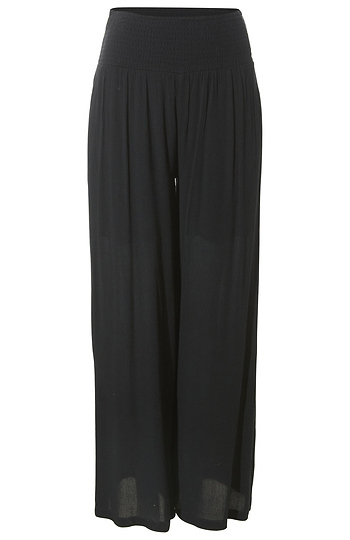 High Rise Smocked Waist Pant Slide 1