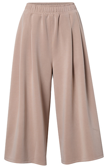 Cropped Knit Culottes Slide 1