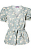 Surplice Peplum Top Thumb 1