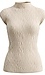 Petite Mock Neck Short Sleeve Top Thumb 1