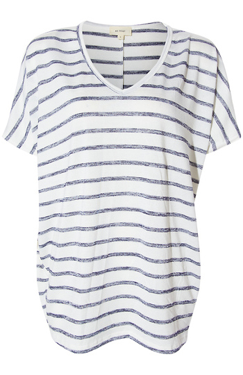 Short Sleeve Stripe Top Slide 1