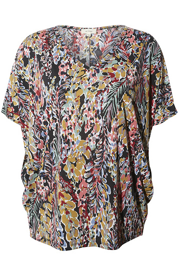 V-Neck All Over Print Top Slide 1