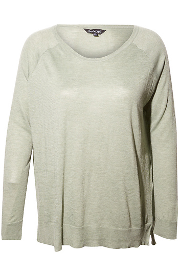 Long Sleeve Marled Top Slide 1