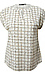 Short Sleeve Grid Printed Top Thumb 1