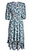 Floral Smocked Waist Dress Thumb 1