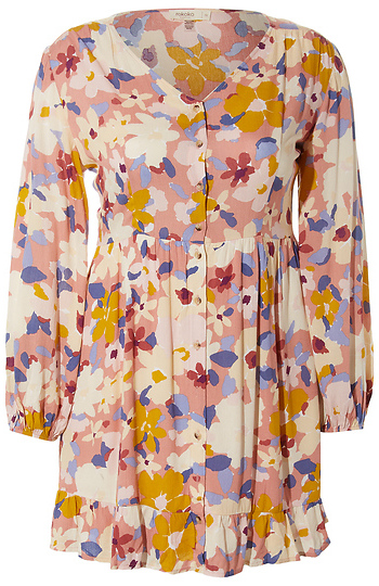 Gauze Button Down Dress Slide 1