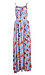 Floral Maxi Dress with Slit Opening Thumb 1