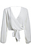 Cropped Surplice Blouse Thumb 1