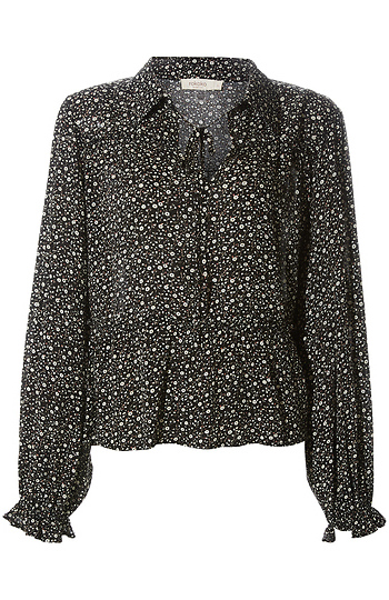 Floral Peplum Top Slide 1