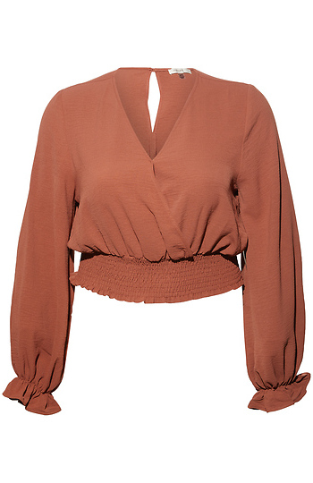 Smock Hem Blouse Slide 1