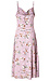 Floral Front Ruched Midi Dress Thumb 2