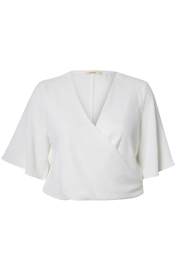 Surplice Wrap Top Slide 1