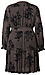 Long Sleeve Printed V Neck Dress Thumb 2
