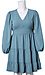 Long Sleeve V-Neck Dress Thumb 1