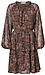 Printed Mini Chiffon Dress Thumb 1