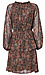 Printed Mini Chiffon Dress Thumb 2