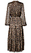 Leopard Print Chiffon Midi Dress Thumb 2