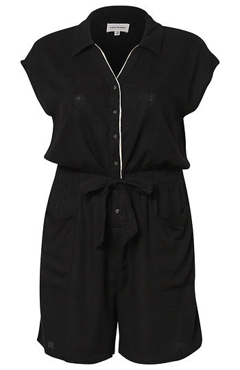 Thread & Supply Tie Waist Romper Slide 1