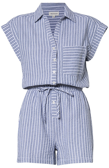 Thread & Supply Striped Romper Slide 1