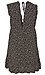 Floral Deep V Neck Mini Dress Thumb 2