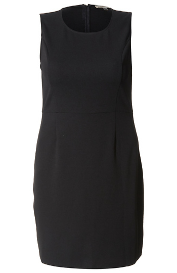 Solid Crepe Dress Slide 1