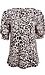 Puff Sleeve Printed Top Thumb 1