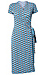 Printed Wrap Dress Thumb 1