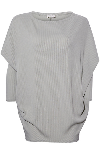 Dolman Sleeve Ribbed Top Slide 1