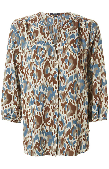NYDJ Long Sleeve Pintuck Blouse Slide 1