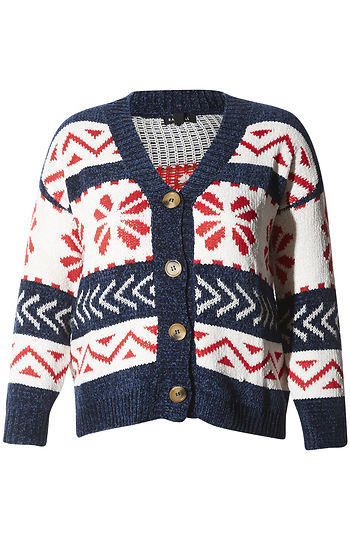 Button Front Cardigan Slide 1
