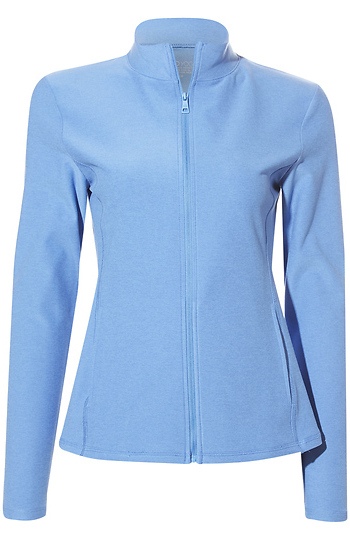 Beyond Yoga Mock Neck Zip Up Jacket Slide 1