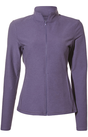 Beyond Yoga Mock Neck Zip Up Jacket Slide 1