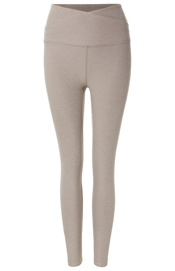 Beyond Yoga High Waist Criss-Cross Midi Legging Slide 1