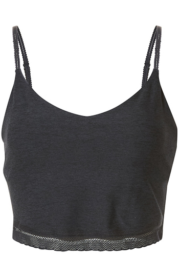 Beyond Yoga Cropped Lace Tank Slide 1